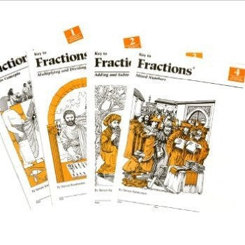 Key To Fractions Level 1,2,3,4 & Answer Key