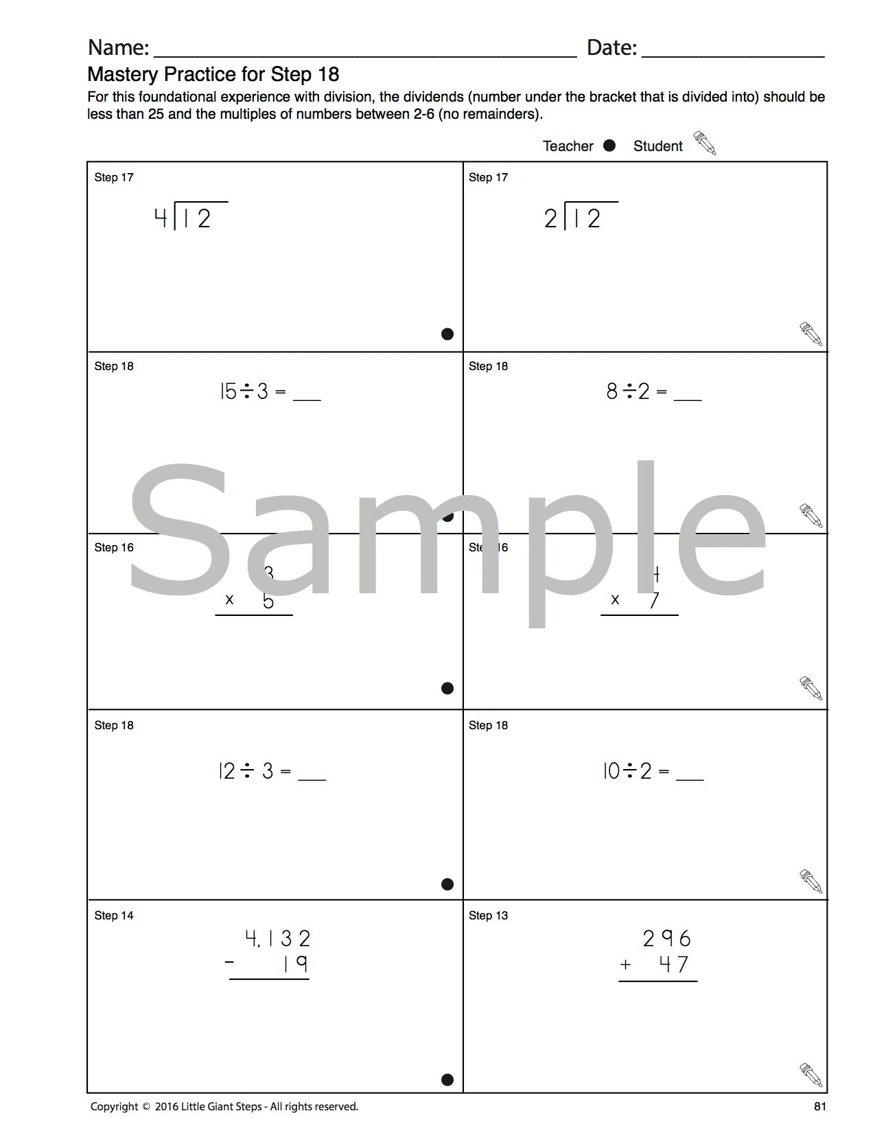 Visual Circle Math - *Now includes Mastery Pages*