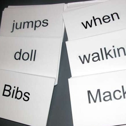 bibs mack flash cards