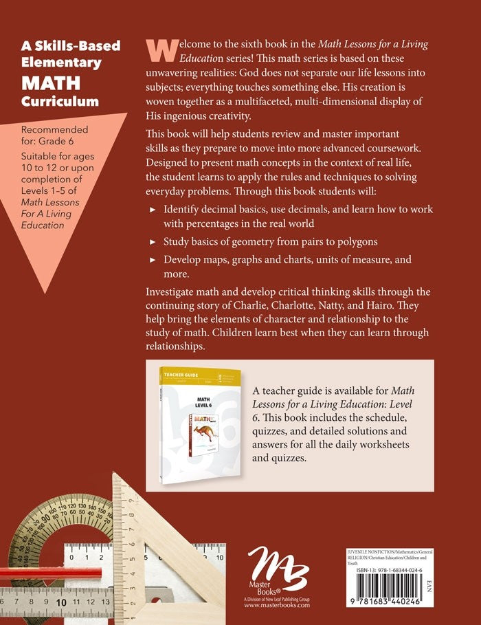 Math Lessons for a Living Education: Level 6