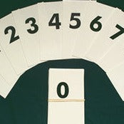 Visual Flash Digit cards